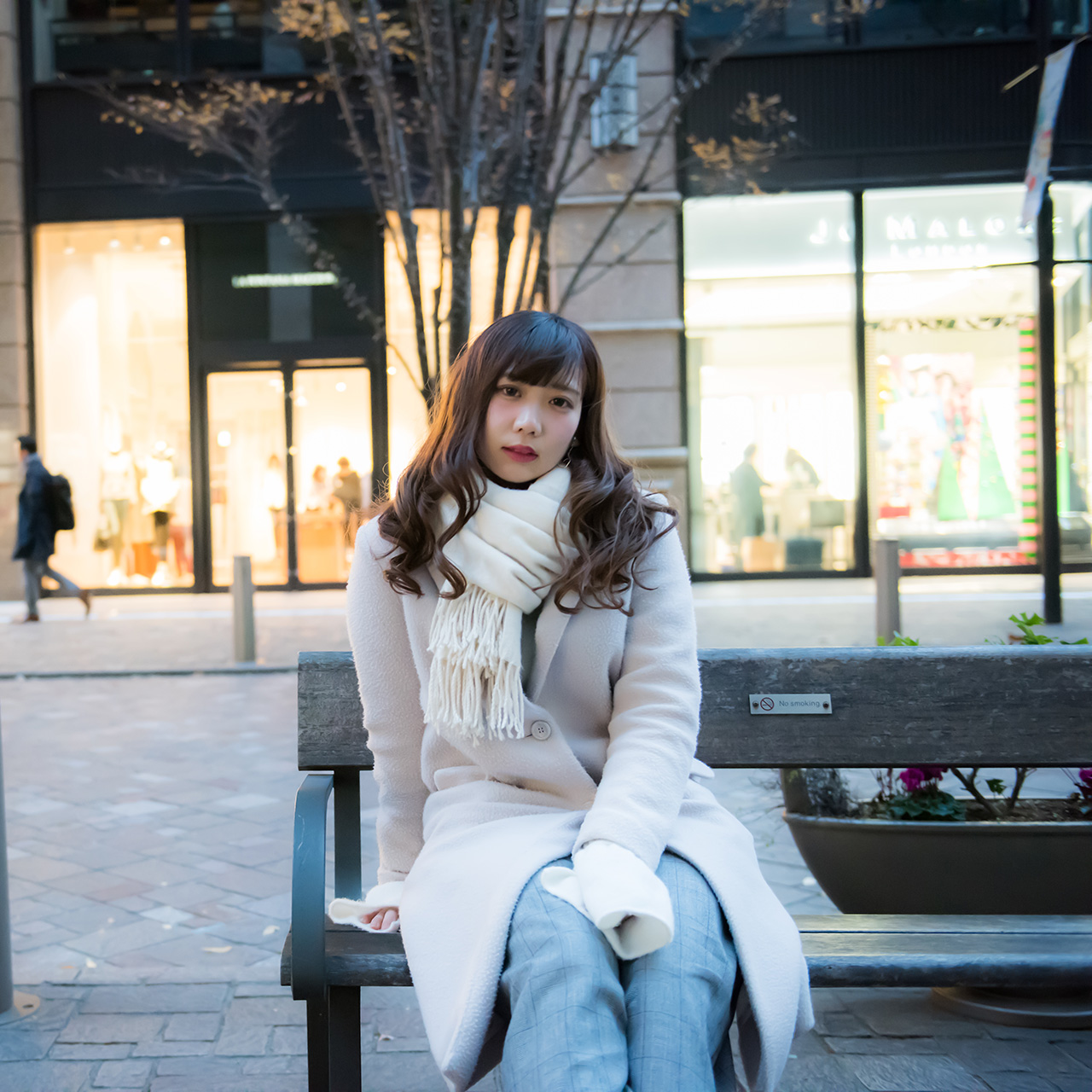 東京駅　モデル撮影　丸の内　仲通り　東京国際フォーラム